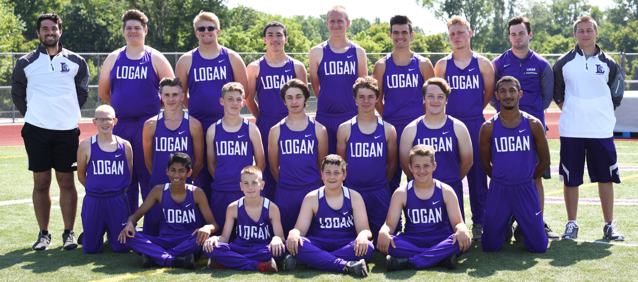 2019 Logan Chieftains cross country team